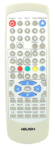 Universal Remote Control For Bush 50/238F Full HD LED TV - Wireless, Black