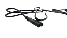 Load image into Gallery viewer, PANASONIC TX-32M330E EUROCABLE WITH DOUBLE SOCKETS: POWER CORD SAFE EU 1.5M 2PIN PLUG 5W
