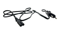 Load image into Gallery viewer, PANASONIC TX-32M330E EUROCABLE WITH DOUBLE SOCKETS: POWER CORD SAFE EU 1.5M 2PIN PLUG 5W