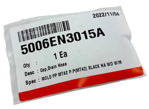 LG FWV696WSE FWV796STSE FWV796WTSE WASHER DRAIN HOSE CAP 5006ER3009A 5006EN3015A