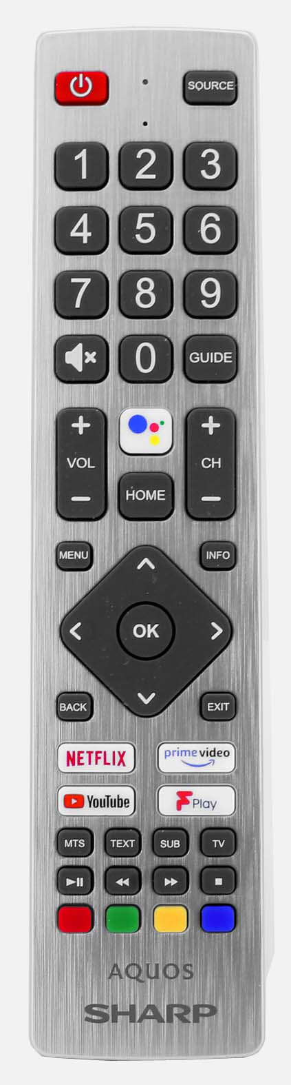 SHARP 42CL2KA 42CL3KA 42CL5KA AQUOS TV VOICE REMOTE CONTROL SHW/RMC/0134 SHWRMC0134