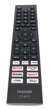 Load image into Gallery viewer, TOSHIBA 65QV2F63DB 65UV2F53DB VIDAA VOICE TV REMOTE CONTROL CT-8575