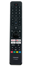 Load image into Gallery viewer, TOSHIBA 43UA3D63DG 43UA4C63DG 43UA5D63DGY VOICE TV REMOTE CONTROL CT-8569
