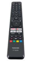 Load image into Gallery viewer, TOSHIBA 50QA4C63DG 50QA7D63DG 50UA2B63DG VOICE TV REMOTE CONTROL CT-8569