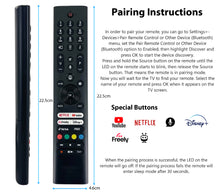 Load image into Gallery viewer, PANASONIC TB-65W60AEY TV-55W60AEY VOICE TV REMOTE CONTROL RC45195T-V1