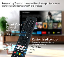 Load image into Gallery viewer, PANASONIC TB-65W60AEY TV-55W60AEY VESTEL TIVO VOICE TV REMOTE CONTROL RC45195T-V1