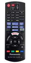 Load image into Gallery viewer, PANASONIC DMP-BD84EB-K DMP-BDT167EB DMP-BDT180EB BLUE-RAY DISC PLAYER REMOTE CONTROL N2QAYB001185
