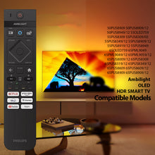 Load image into Gallery viewer, PHILIPS 50PUS8389/12 50PUS8909/12 50PUS8909 AMBILIGHT VOICE TV REMOTE CONTROL 398GM10BEPHNE000CR