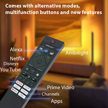 Load image into Gallery viewer, PHILIPS 50PUS8309/05 50PUS8309 50PUS8349/12 AMBILIGHT VOICE TV REMOTE CONTROL 398GM10BEPHNE000CR
