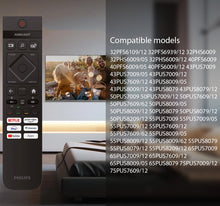 Load image into Gallery viewer, PHILIPS 40PFS6009/12 40PFS6009 43PUS7009/05 AMBILIGHT TV REMOTE CONTROL 398GR10BEPHNE100CR