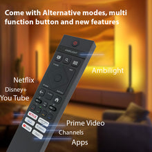 Load image into Gallery viewer, PHILIPS 43PUS8079 50PUS7009/12 50PUS7009 AMBILIGHT TV REMOTE CONTROL 398GR10BEPHNE100CR