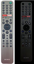 Load image into Gallery viewer, SONY KD-65XH9505 KD-75XH9505 KD-75ZH8 VOICE REMOTE CONTROL WITH BACKLIT RMF-TX611E 100504312 100504311