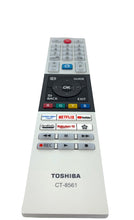 Load image into Gallery viewer, TOSHIBA 43UL4D63DGY 43UL6B63DG 43UL6C63DG REMOTE CONTROL CT-8561 30110095 RC45151 RC42151