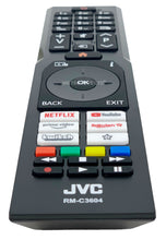 Load image into Gallery viewer, JVC LT-50VU6355 LT-50VU8156 LT-55VU6355 TV REMOTE CONTROL RM-C3604 30113089