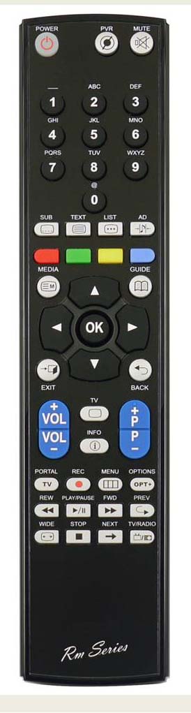 HUMAX HDR-2000T 1TB HDR-2000T1TB HDR-2000T500GB Replacement Remote Control