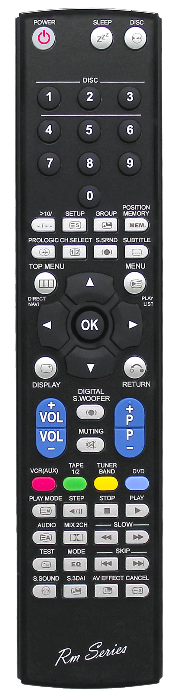 PANASONICTECHNICS SCDV290 SH-DV290 SHDV290 Replacement Remote Control