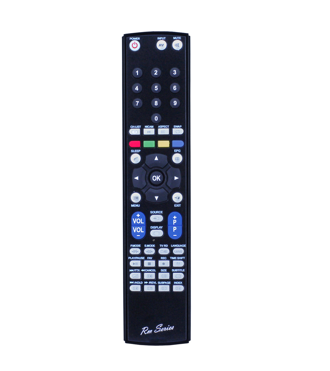 BUSH  LE-19GV01+DVD LE-24GY15-T2 LE-24GY15-T2+DVD Replacement Remote Control
