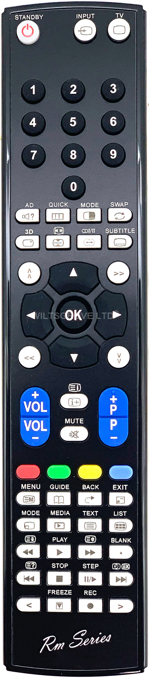 TOSHIBA 40RL955RB 40RL958B 40SL970 Replacement Remote Control