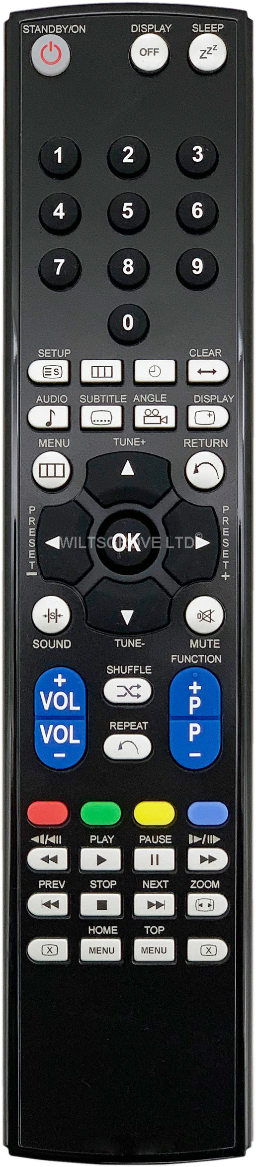 PIONEER X-SMC3-S/SYXZT8 X-SMC5-K X-SMC5-S Replacement Remote Control