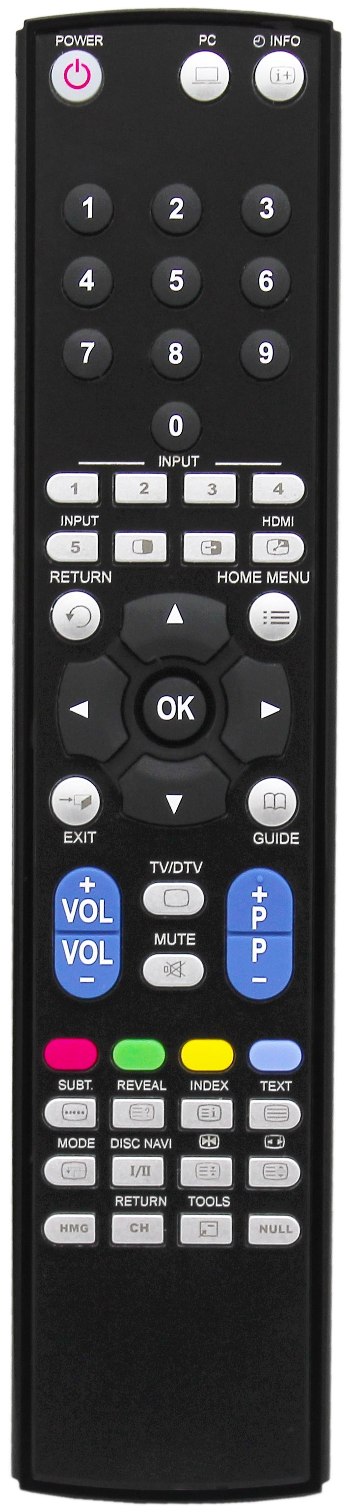 PIONEER PDP-LX608D PDP-LX6090 PDP-LX6090/WYS5 Replacement Remote Control