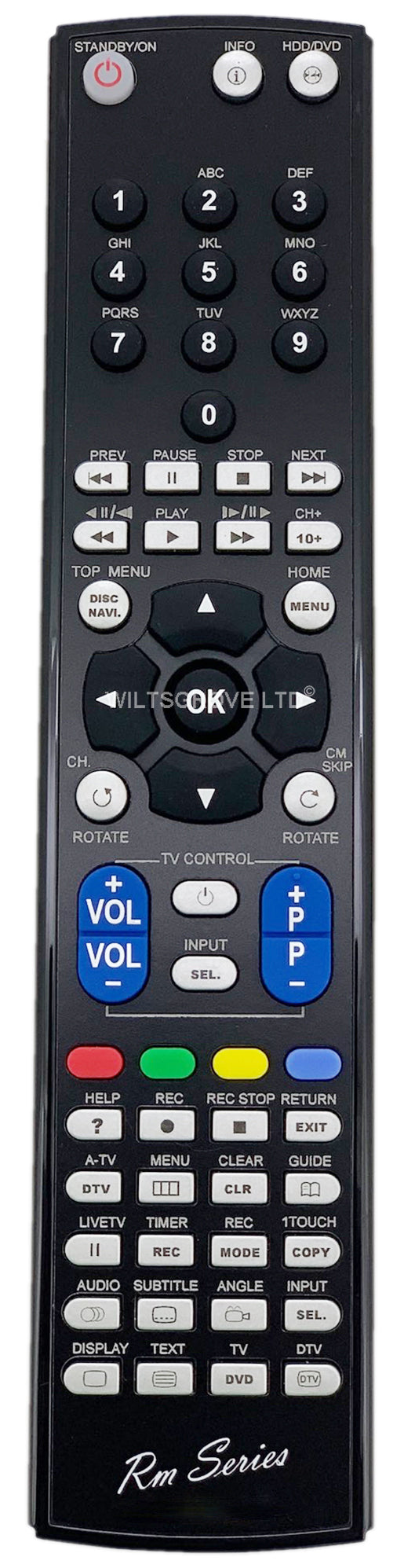 PIONEER DVR-550H-S/WYXK5 DVR-550H-S/WYXV5 DVR-550H-S/YXVRE5 Replacement Remote Control