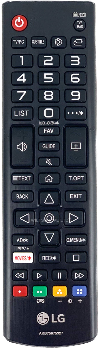 Original LG Remote Control AKB75675327 – eremotes