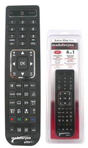 PC PROGRAMMABLE REMOTE CONTROL EXTRA SLIM LINE 4:1
